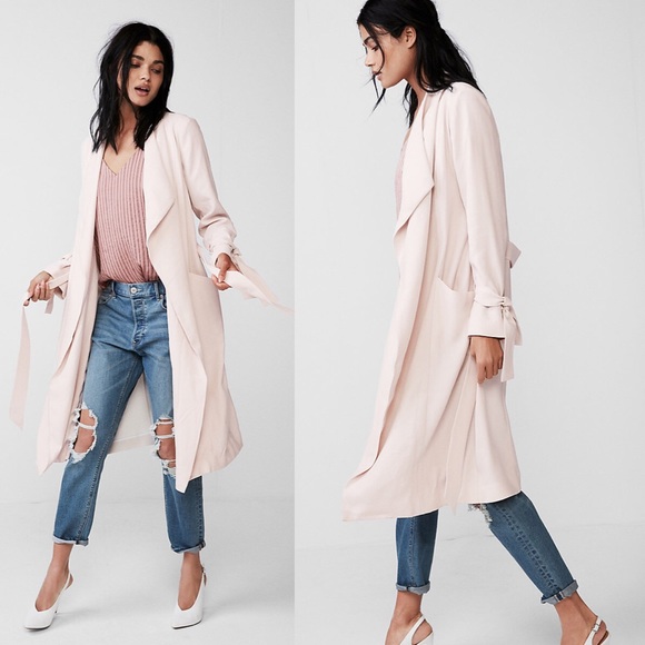Express Jackets & Blazers - NWOT Express Soft Drape Trench Coat
